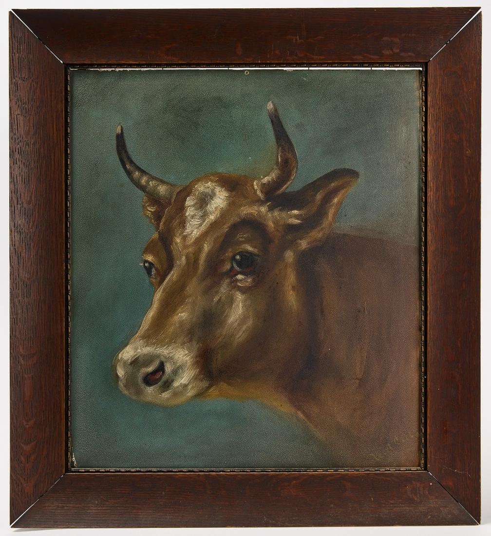 Folk Art Cow Portrait (1 of 3)