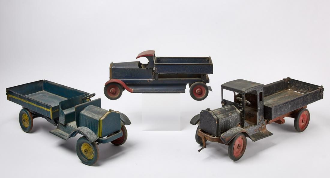 Three Pressed Steel Toy Trucks (1 of 3)