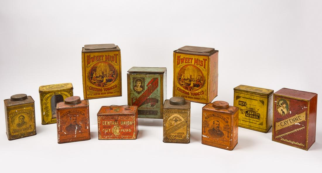 Lot of Advertising Tins (1 of 2)