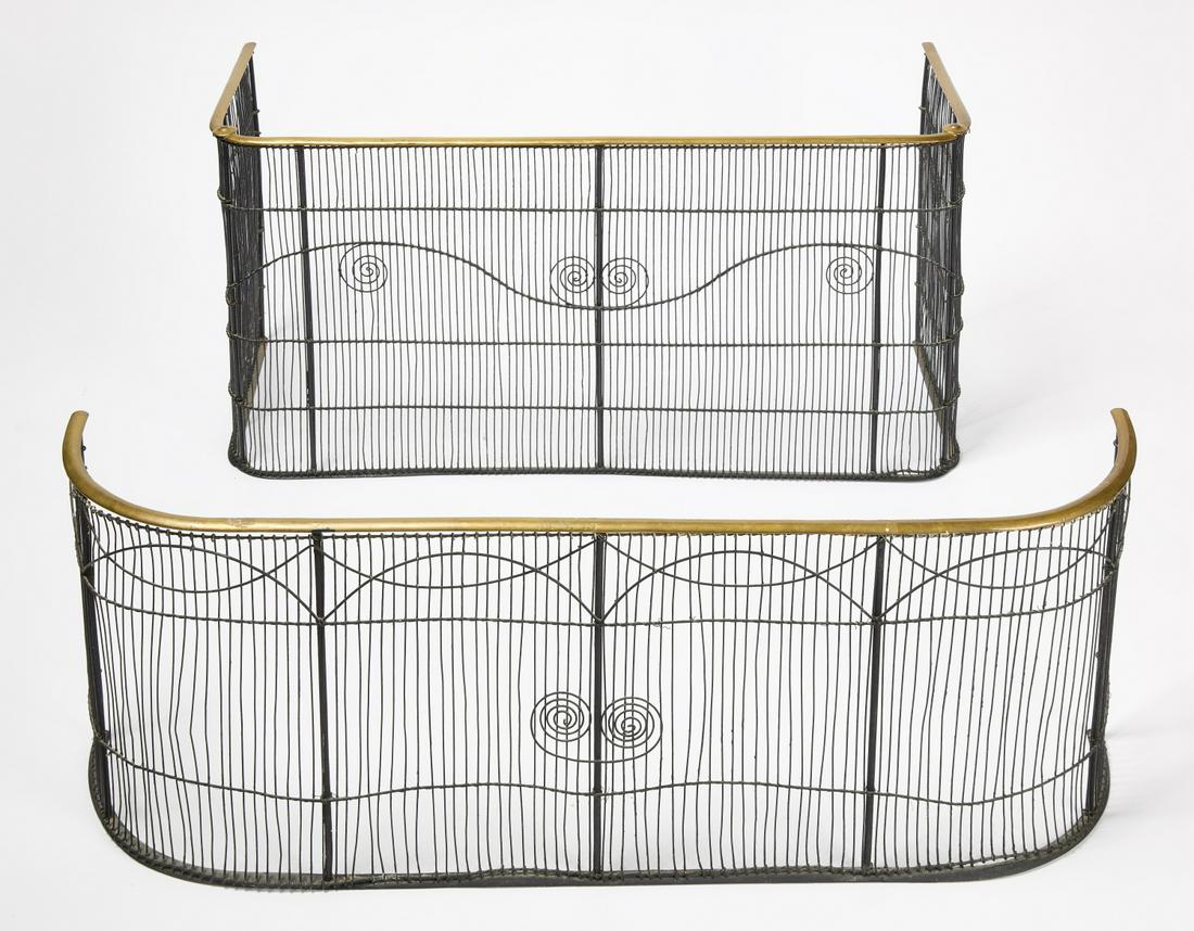 Two Fireplace Fenders Auction