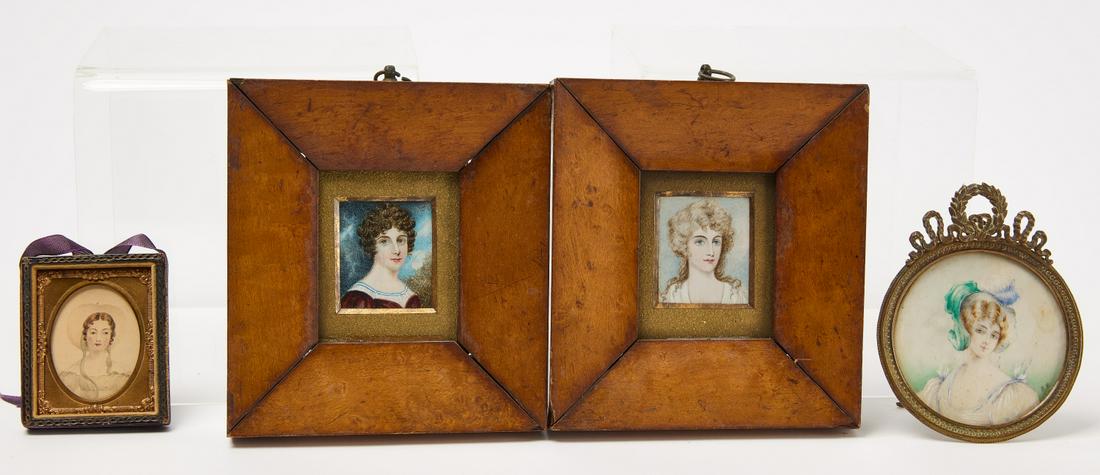 Four Miniature Paintings of Women (1 of 5)