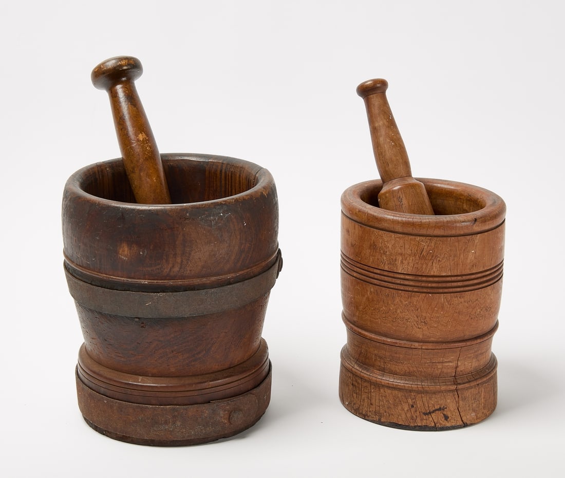 Two Large Mortar and Pestles (1 of 3)
