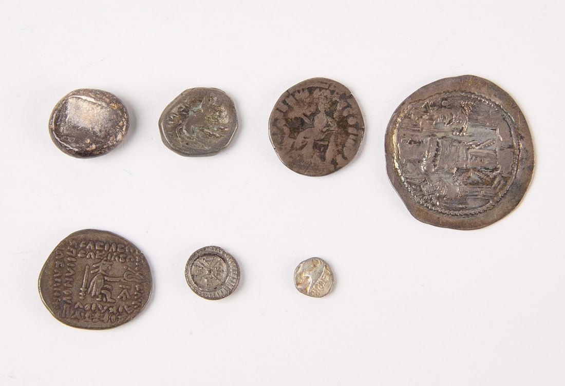 Seven Silver Ancient Coins (1 of 2)