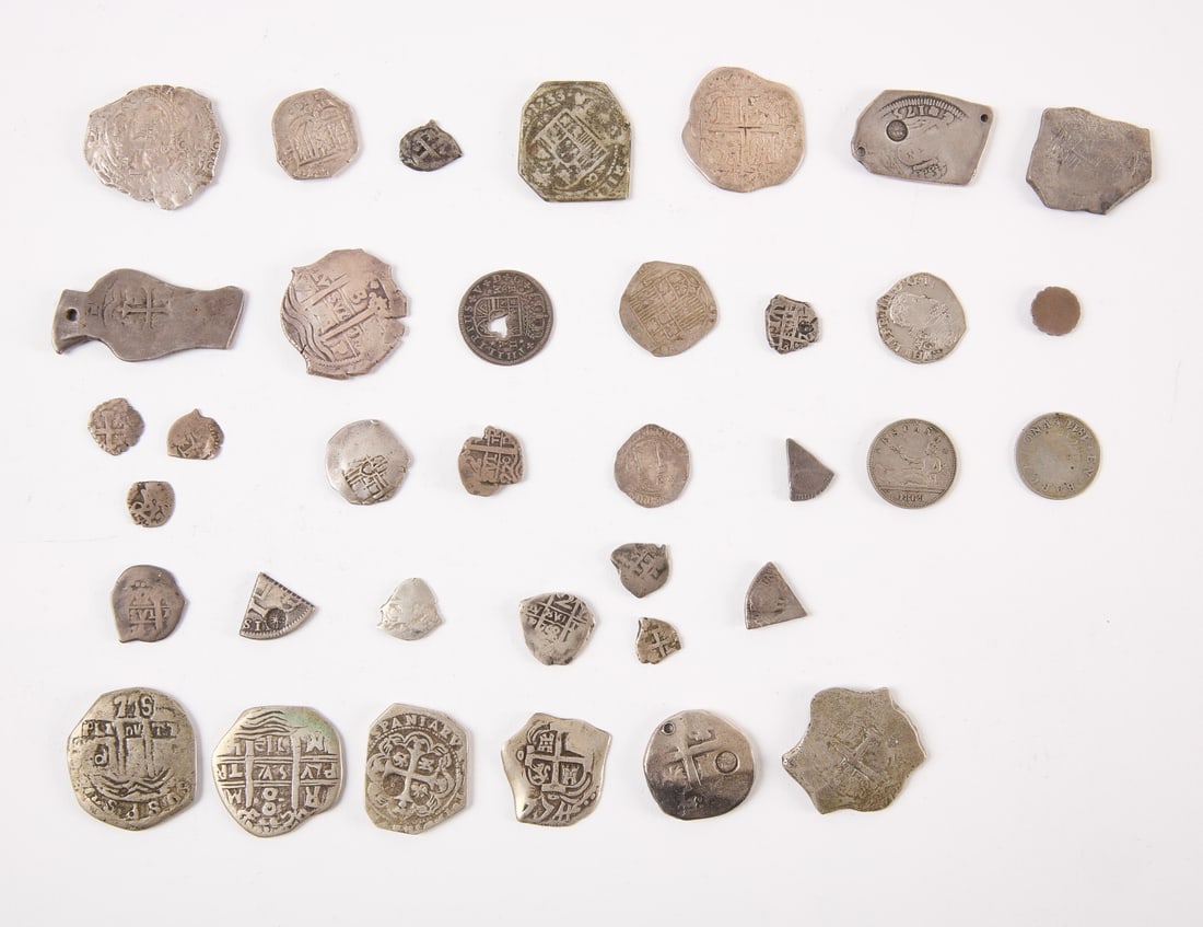 Thirty Five Silver Cobbs and Caribbean Coins/Cobbs (1 of 2)