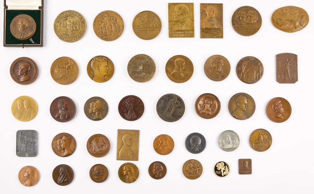 40 American Medals -Lindbergh, Museums, Railroad (1 of 2)