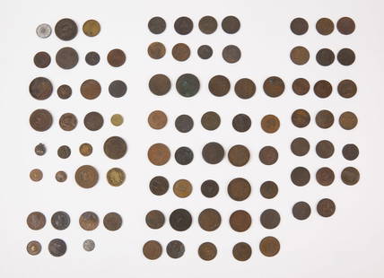 Eighty Eight English Tokens, Condor and Others: Eighty eight English tokens, Condor and others, including: 1795 Poole penny. Waterloo half penny 1816. Newgate 1795. Bath token/Botanic Garden 1794, Lady Godiva- Coventry half penny 1792. Birmingham c