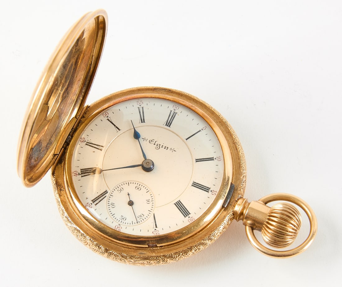14K Gold Elgin Pocket Watch (1 of 5)