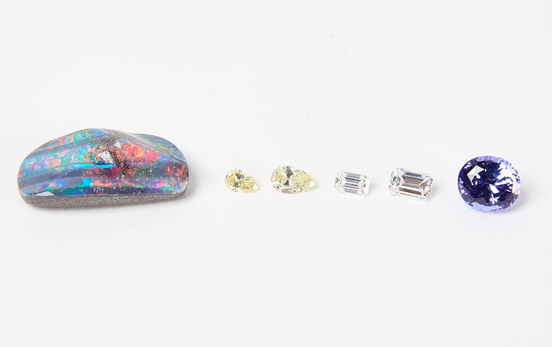 Gemstones, Diamonds, White Sapphires, Opal (1 of 3)