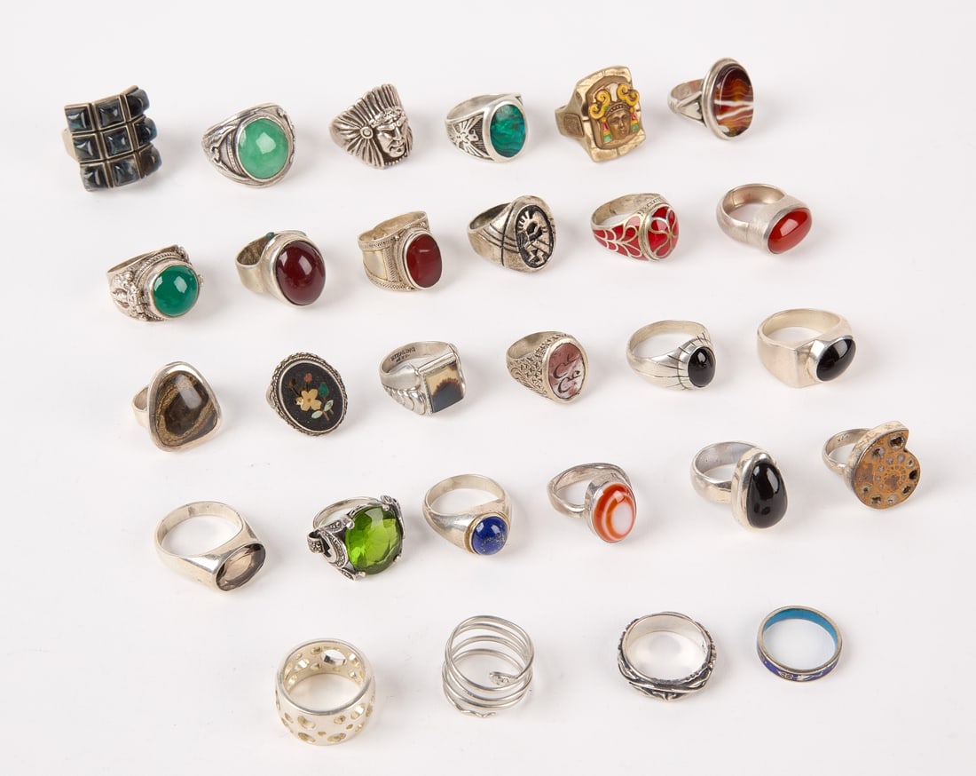 Twenty Eight Silver Rings (1 of 5)