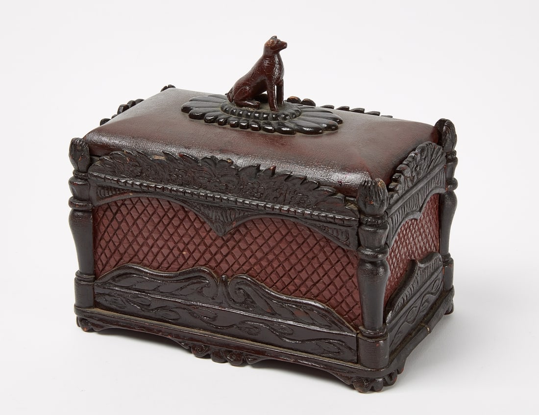 Carved Folk Art Box (1 of 6)