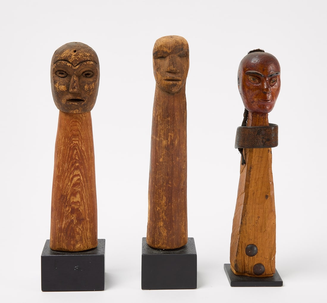 Three Small Folk Art Figures (1 of 5)