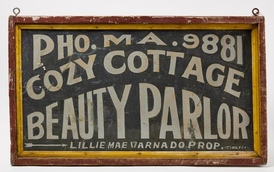 Beauty Parlor Trade Sign (1 of 3)
