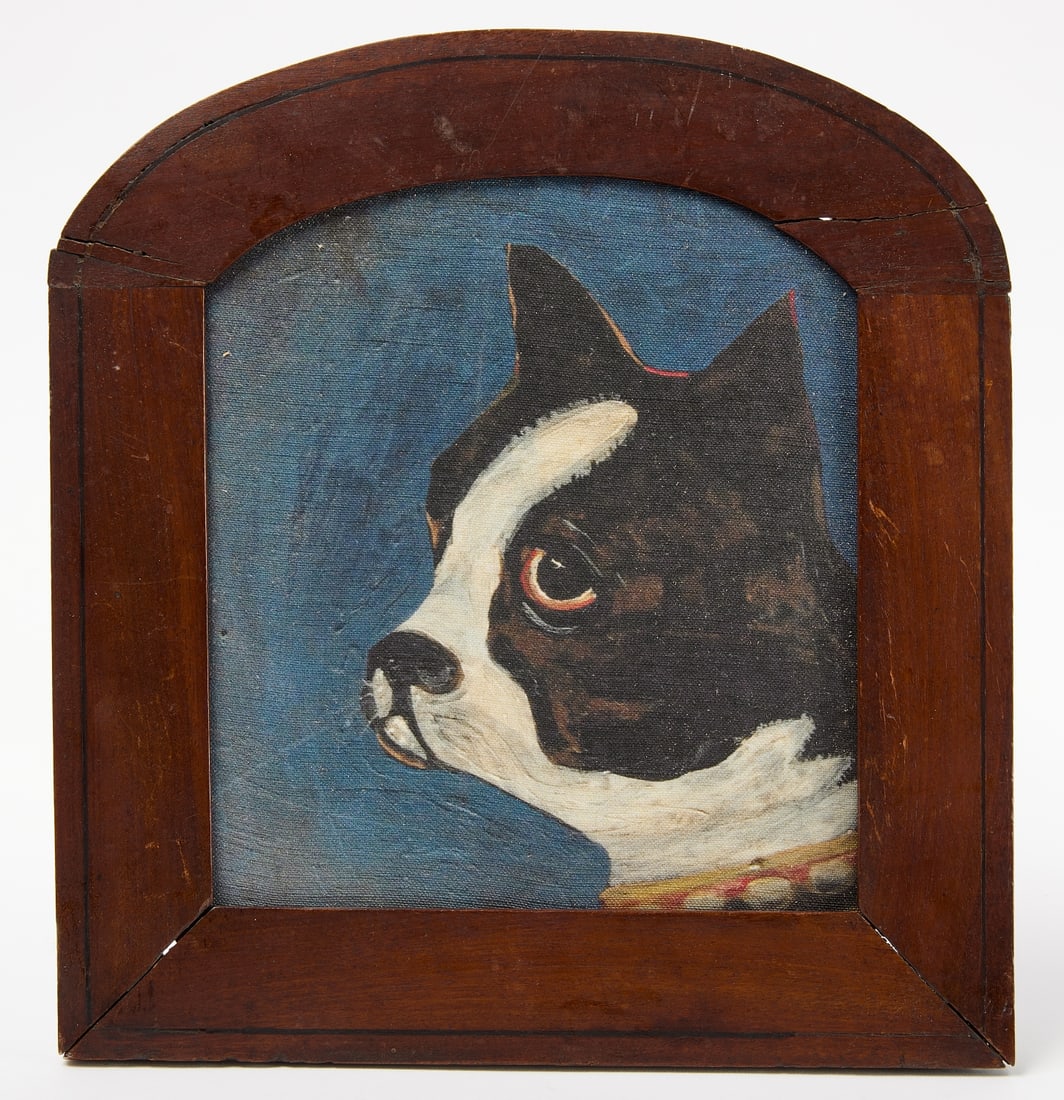 Folk Art Portrait of a Dog (1 of 1)