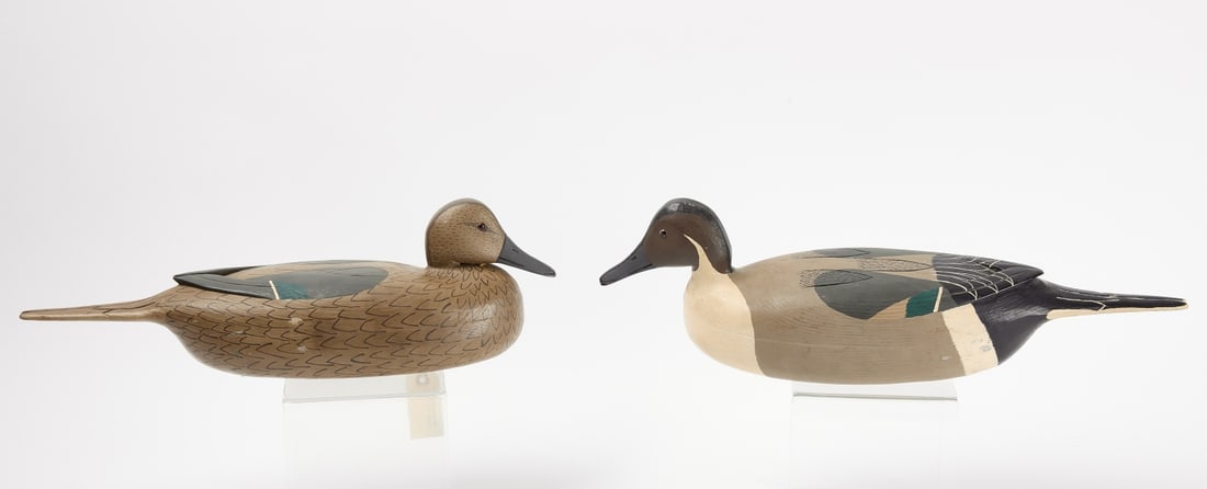 John Baker - Pair of Pintail Duck Decoys (1 of 4)