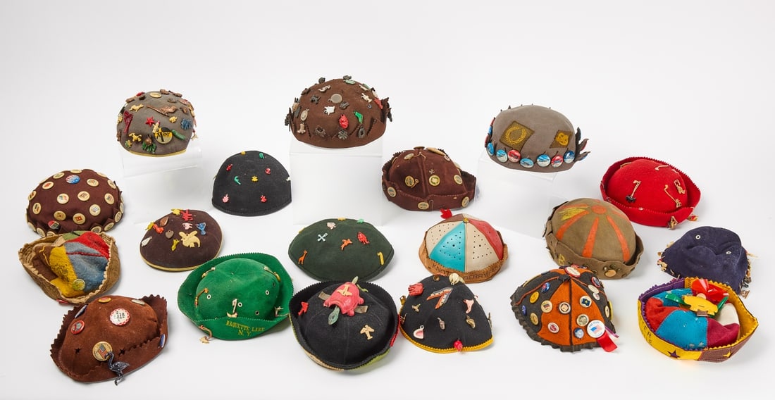 42 Vintage Beanie Caps (1 of 2)