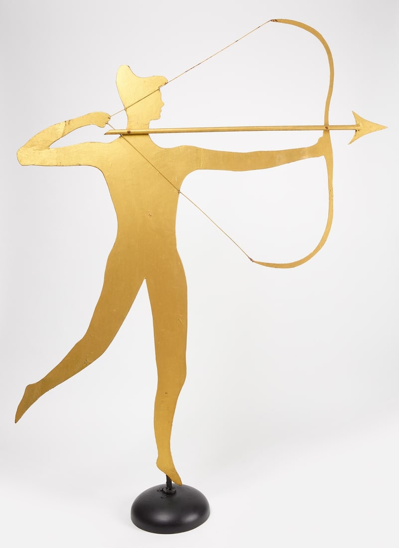 Sheet Iron Archer Weathervane (1 of 3)