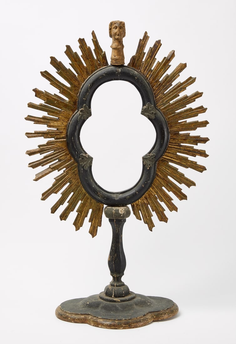 Monstrance with Carved Head (1 of 5)