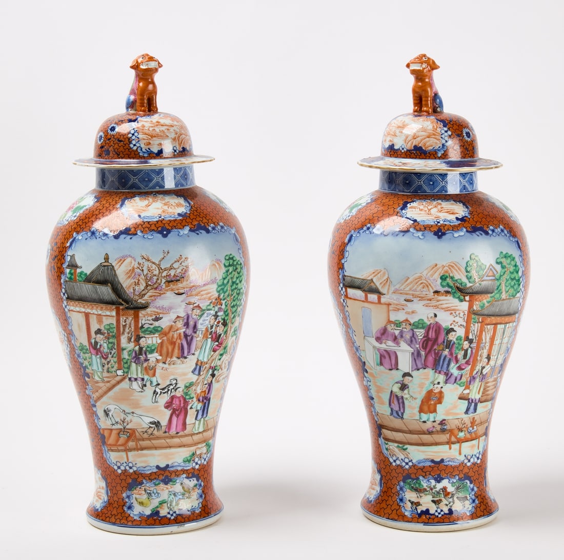 Pair of Asian Porcelain Jars (1 of 5)