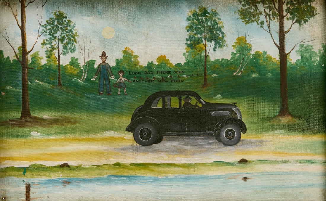 "Another New Ford" Painting (1 of 3)