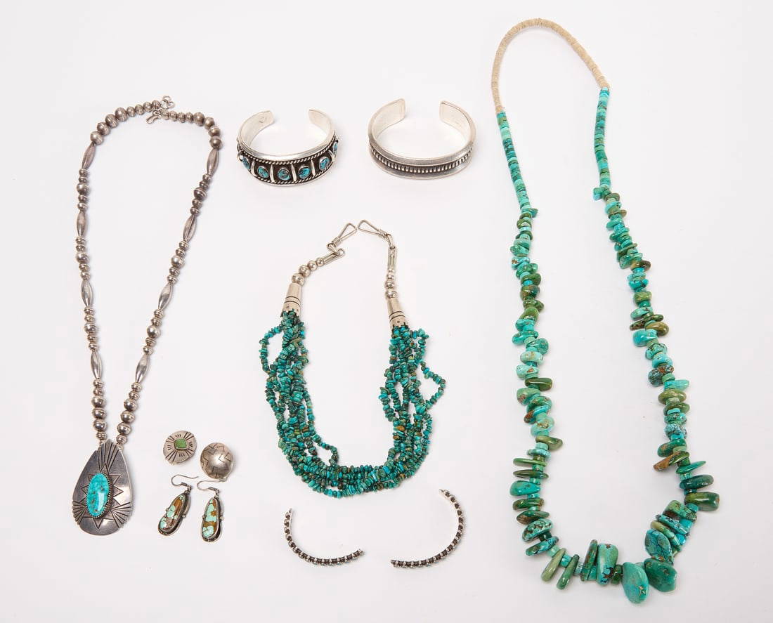 Lot Of Native American Jewelry Auction