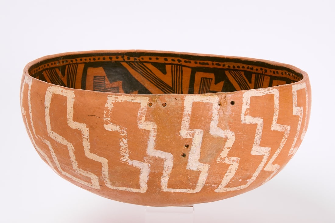 Native American Southwestern Pottery Bowl (1 of 4)