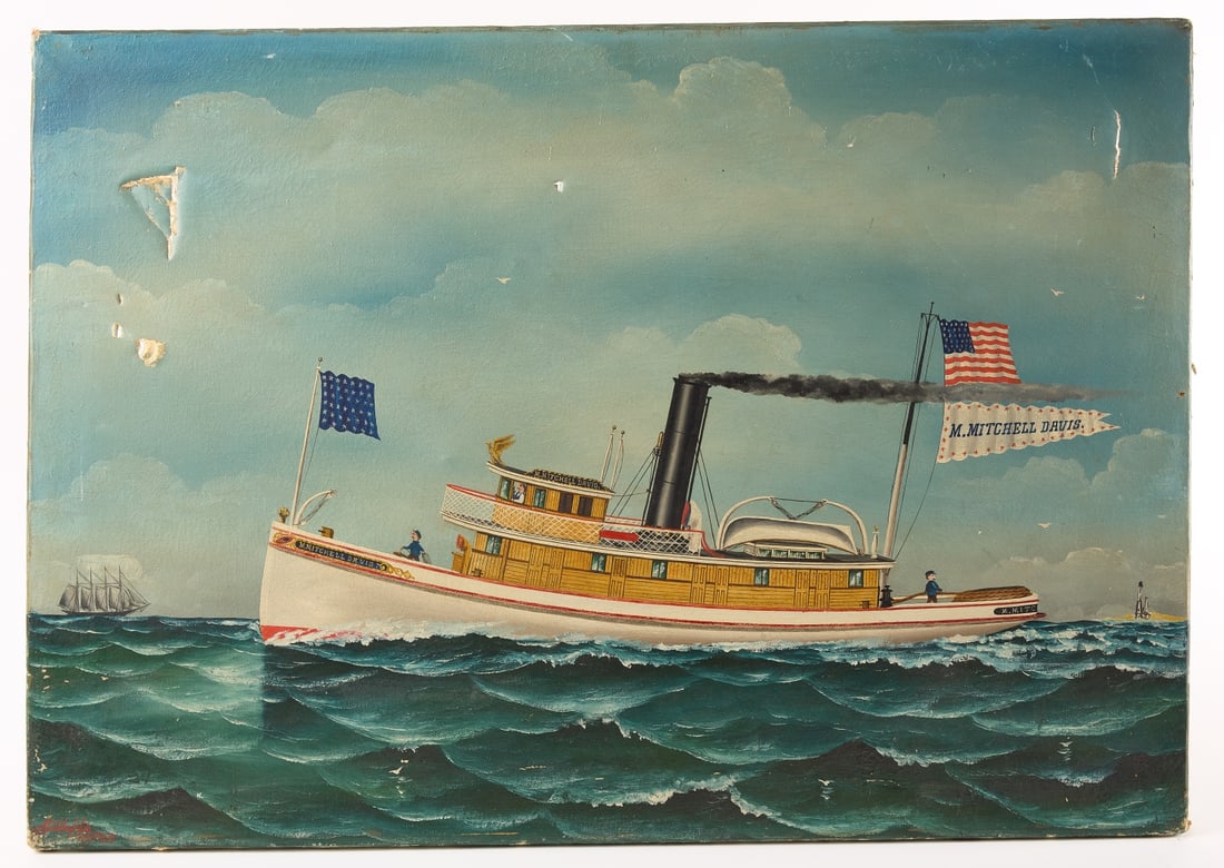 Otto Muhlenfield - Painting of Tug Boat (1 of 4)
