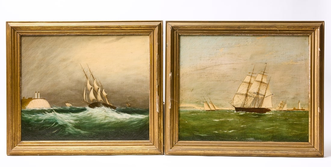 Clement Drew - Pair of Marine Paintings (1 of 7)