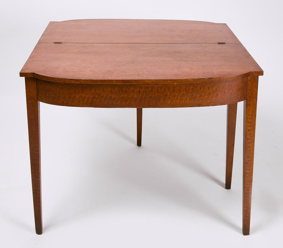 Decorated Card Table with Long Drawer (1 of 8)