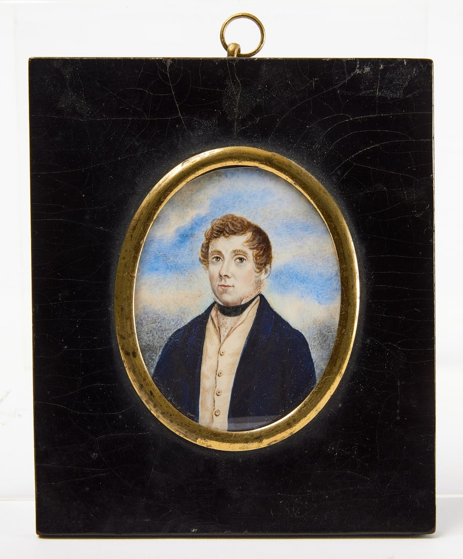 Two Miniature Portraits of Military Officers (1 of 5)