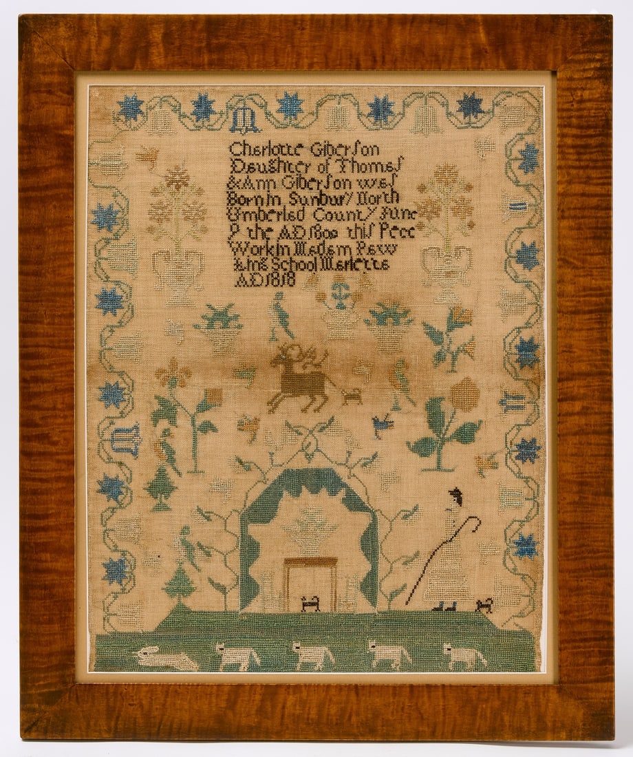 Susquehanna Valley Sampler Charlotte Giberson 1818 (1 of 2)