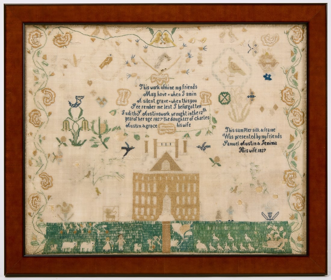 Burlington NJ Lawn Sampler Judith S Austin 1827 (1 of 2)