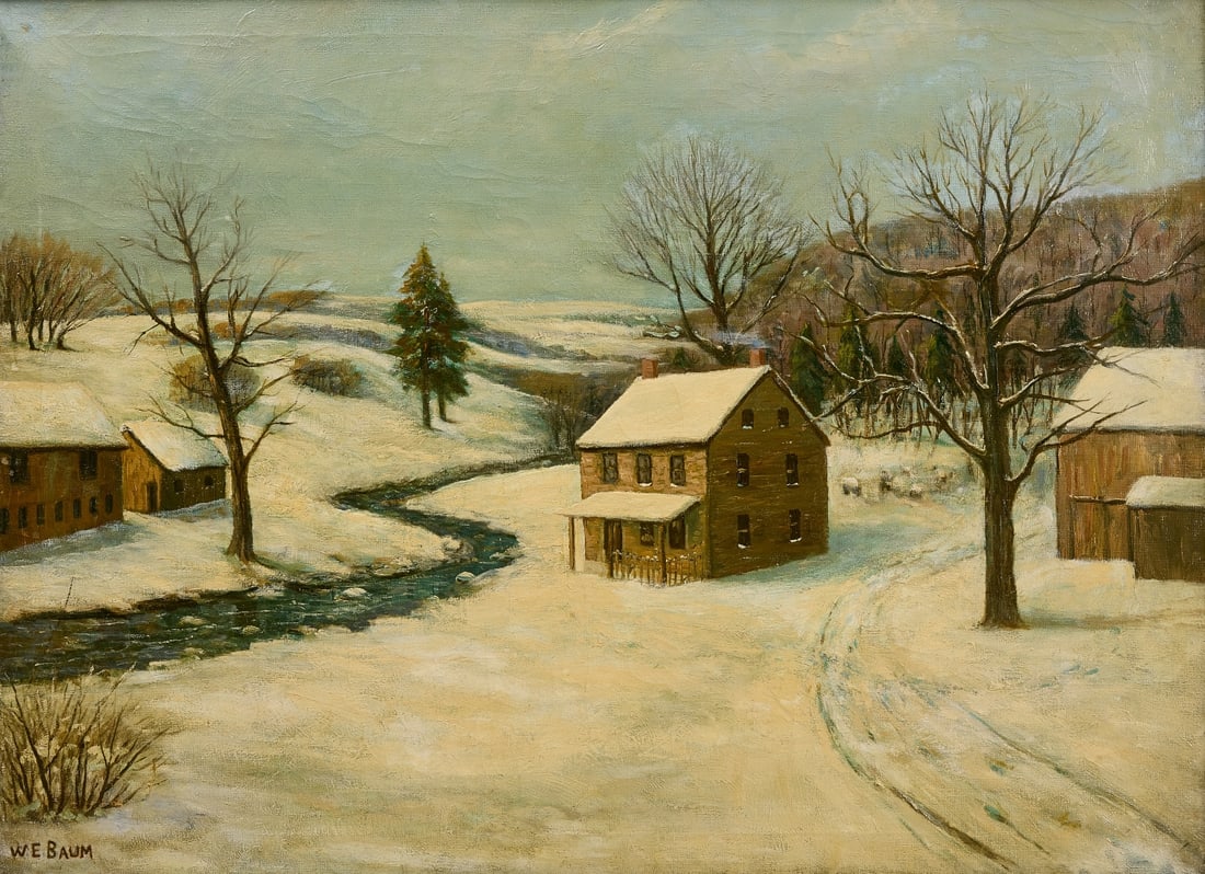 Walter Baum - Winter Scene (1 of 6)