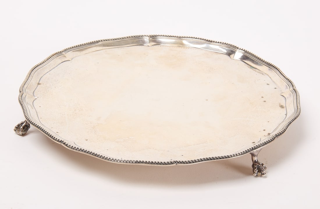 George III Silver Footed Salver (1 of 7)