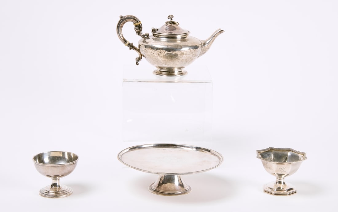 Four Pieces of Early Silver (1 of 4)