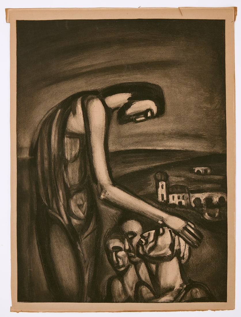George Rouault - Christ Imposant Les Mains (1 of 2)