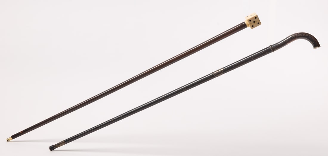 Two Walking Sticks Auction