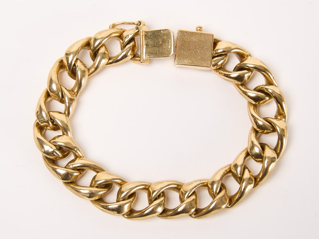 Gold Chain Link Bracelet (1 of 2)