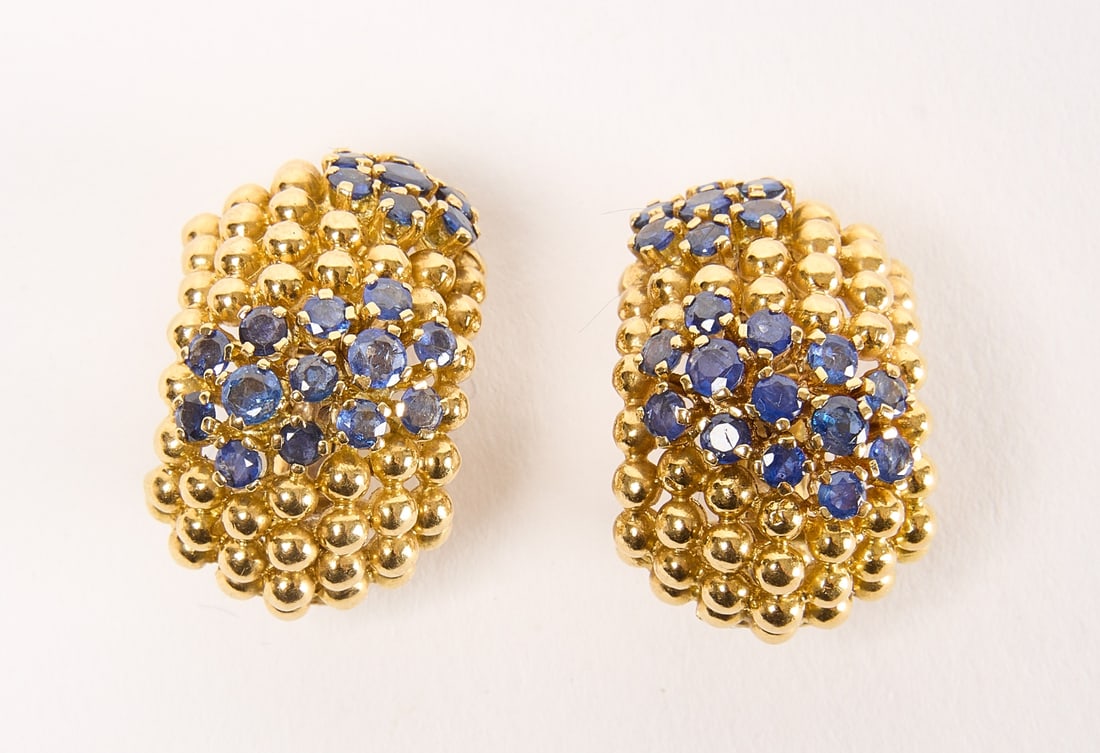 Tiffany & Co. 18K Yellow and White Gold Earrings (1 of 3)