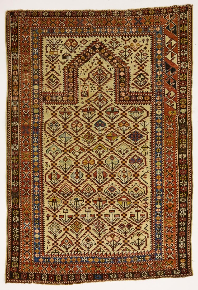 Antique Caucasian Prayer Carpet (1 of 4)