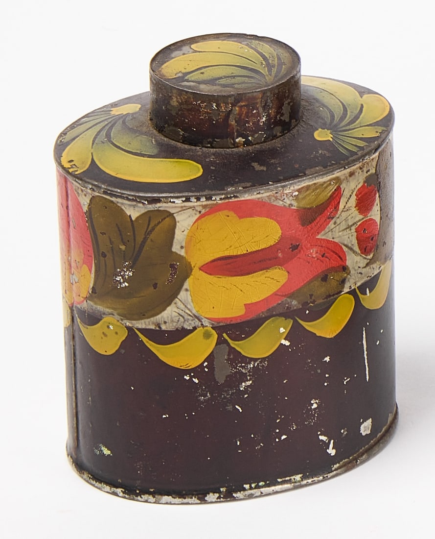 Tole Tea Caddy and Forks & Spoons Carrier (1 of 6)