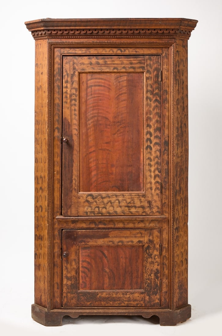 Decorated Corner Cupboard (1 of 7)