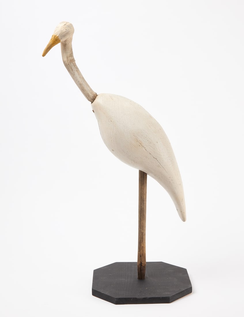 White Egret Decoy (1 of 5)
