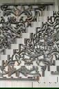 19th c English Cast Iron Rococo Architectural Grate