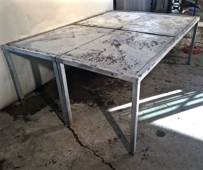 Pair of French Factory Tables (1 of 3)