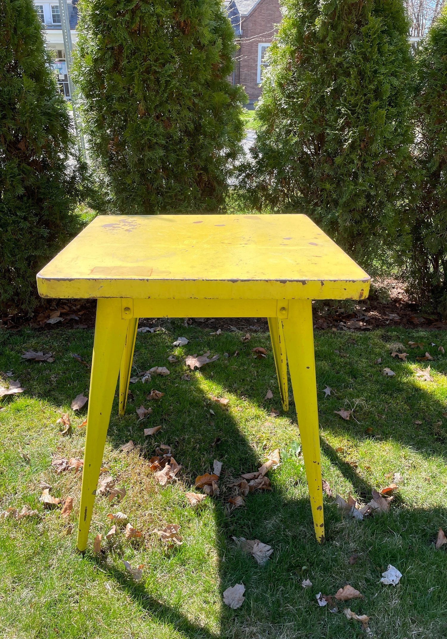 Tolix Yellow Table 55 (1 of 1)