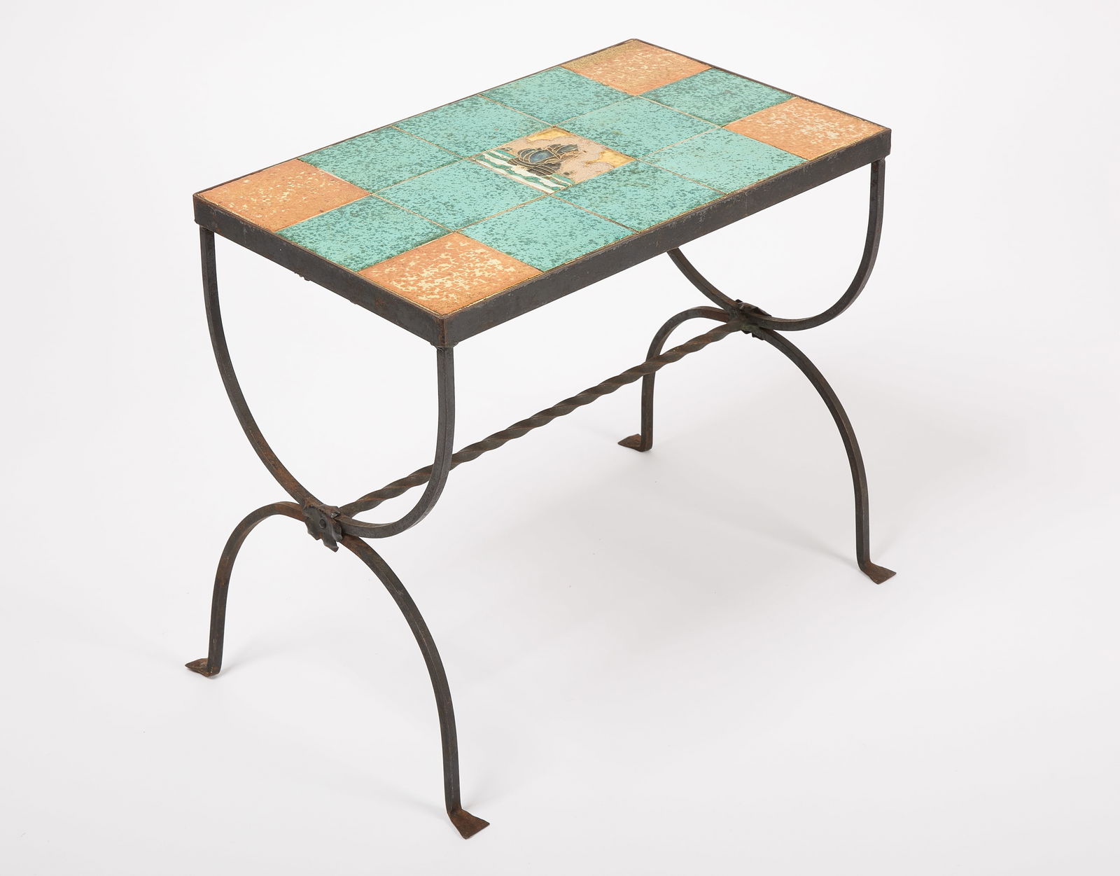 Garden Side Table with Tile Top (1 of 3)