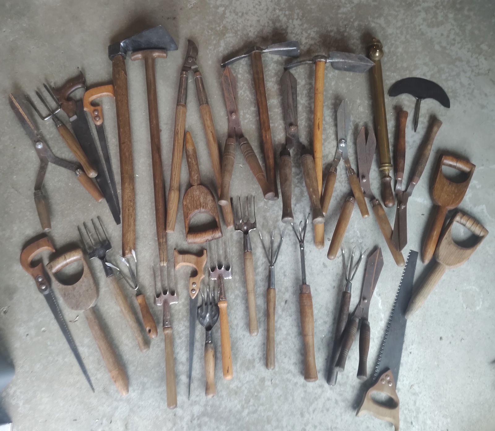 Thirty-Three Vintage Garden Tools and Implements (1 of 5)