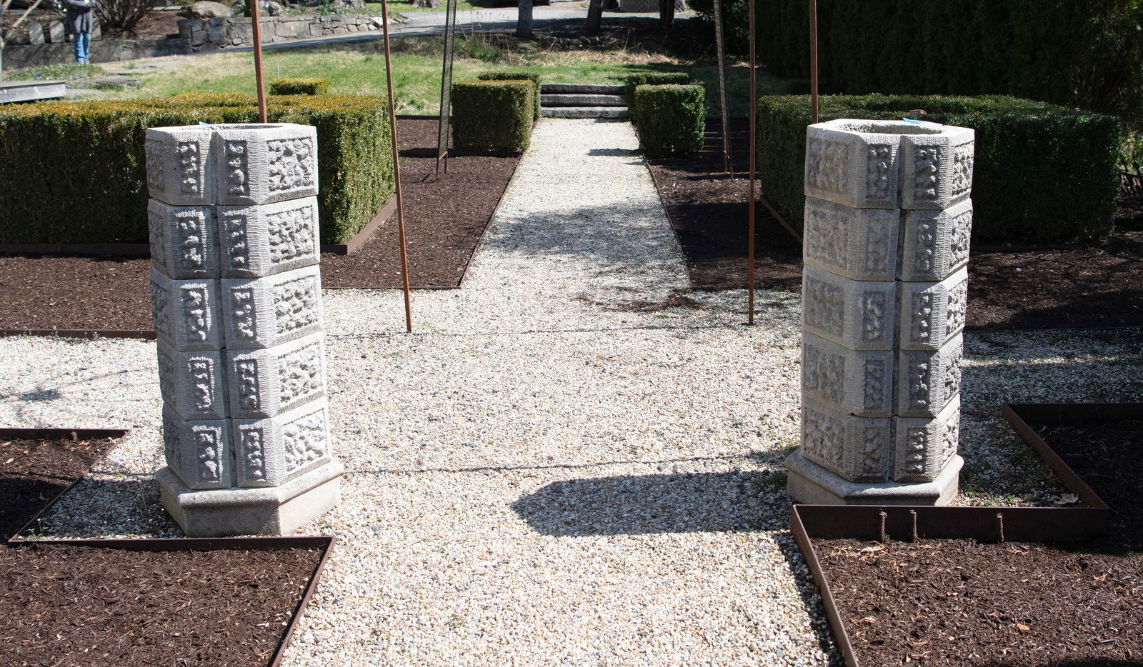 Pair of French Pedestal Planters (1 of 4)