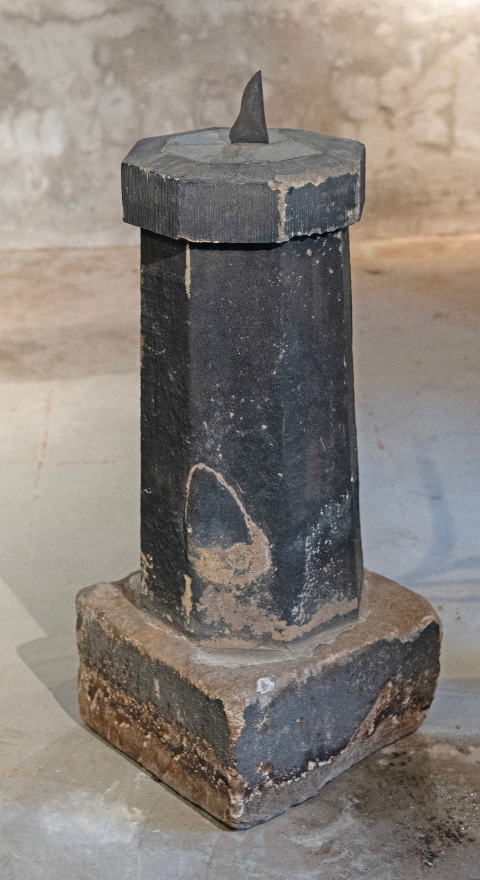 18th Century Irish Rustic Stone and Slate Sundial (1 of 3)