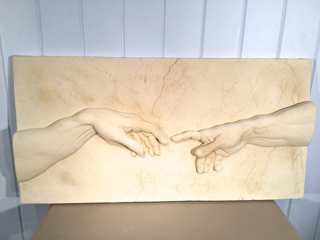 Creation of Adam Cast Stone Plaque (1 of 1)